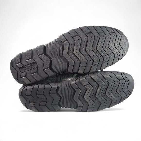 Ferrini Smoky Black Microsuede Moc Toe Leather Loafers Women's 8.5B 65322-49 - Picture 8 of 11